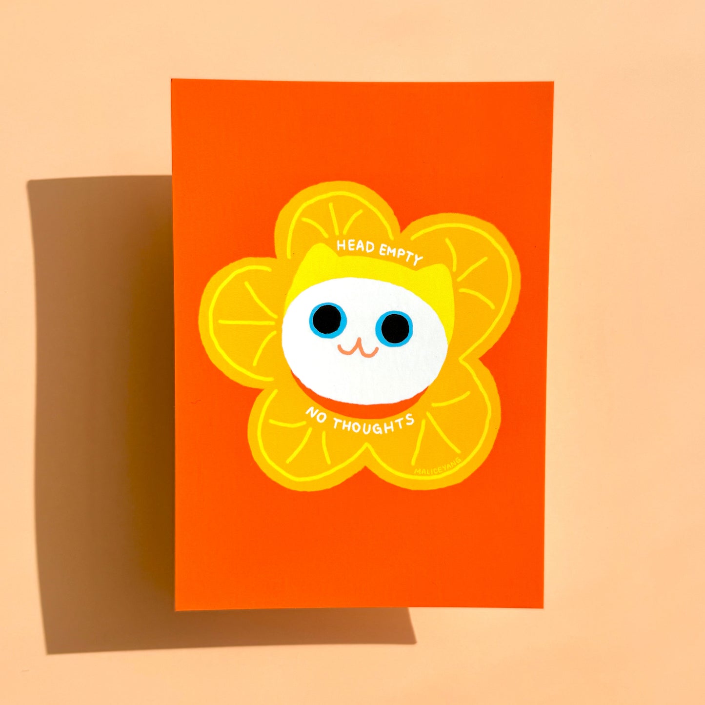 Head Empty No Thoughts Mini Print