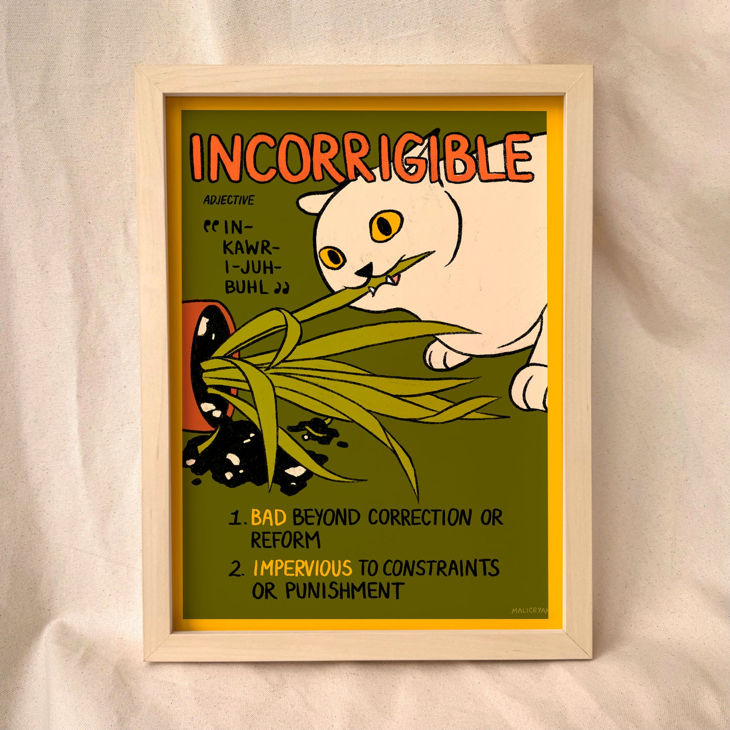 Incorrigible 8x10 Print