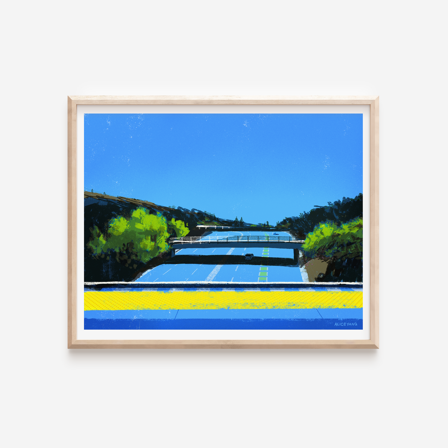 Orinda BART Station Art Print