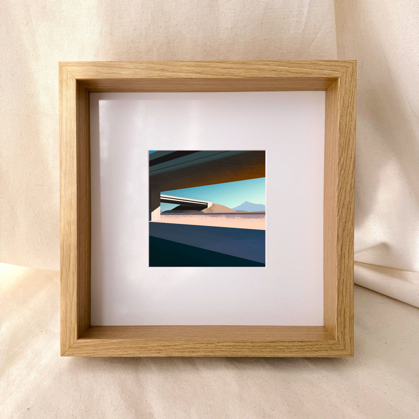 Overpass Matted 5x5 Print