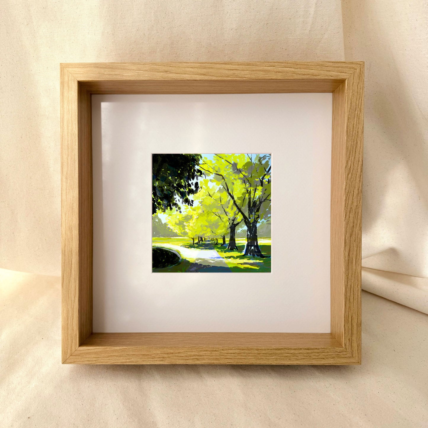 Park View Matted 5x5 Print