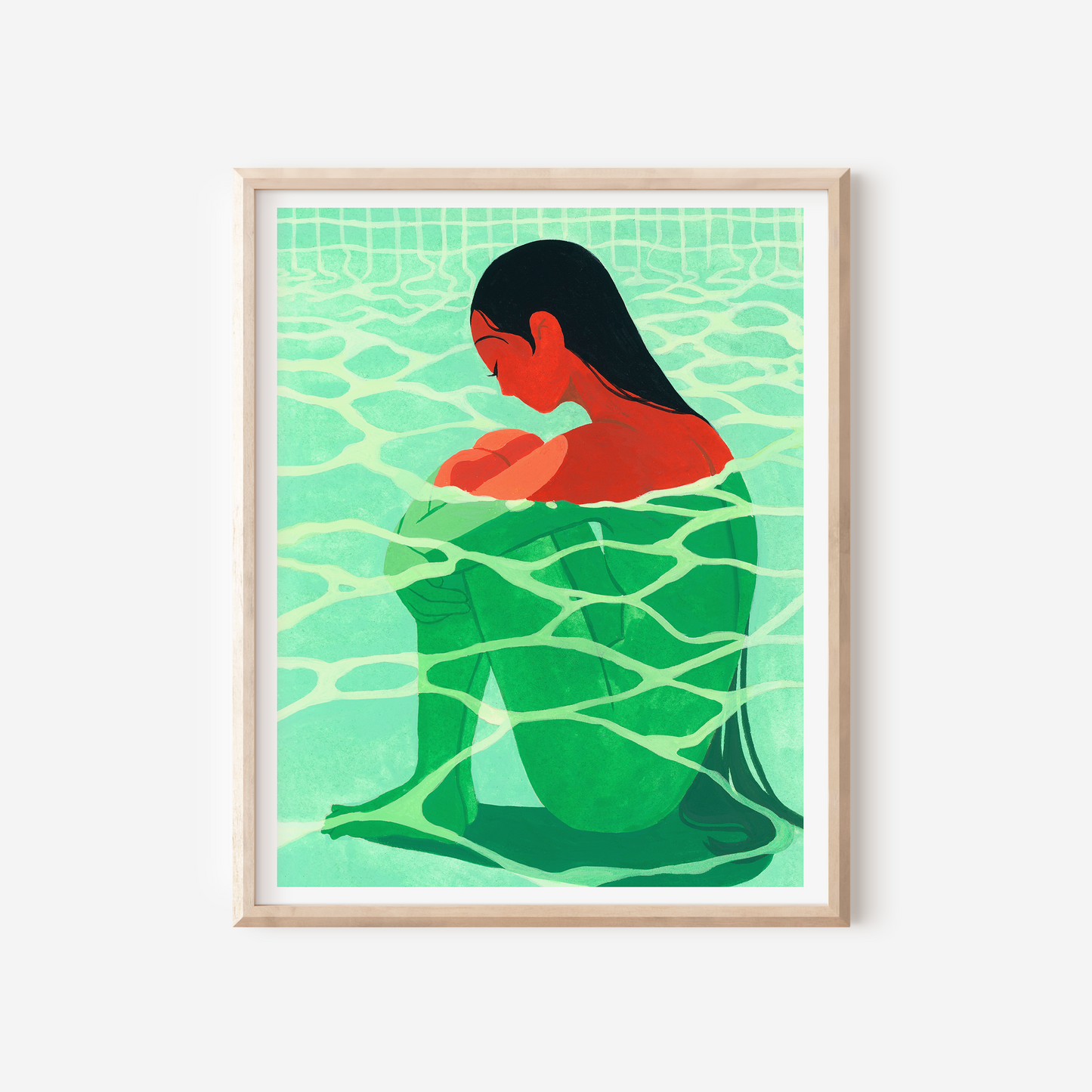 Sit Art Print