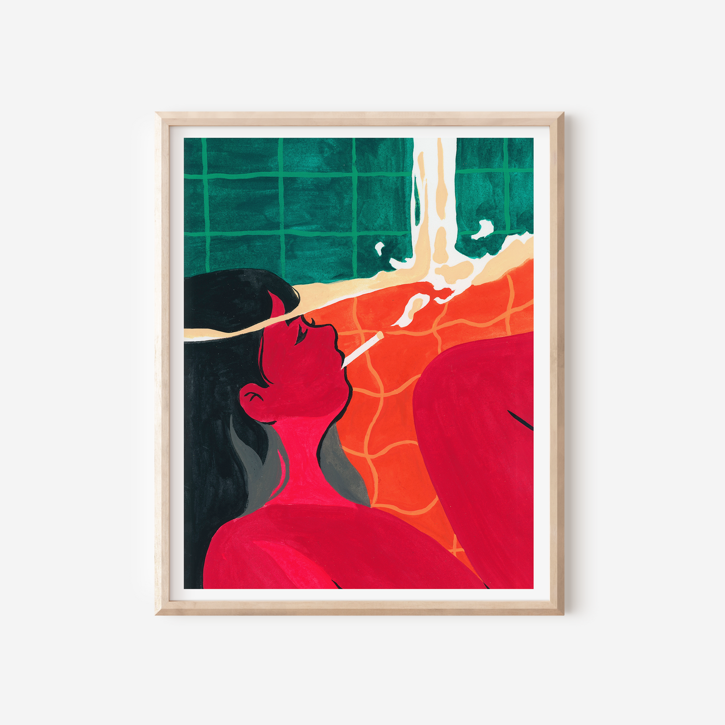 Smoke Art Print