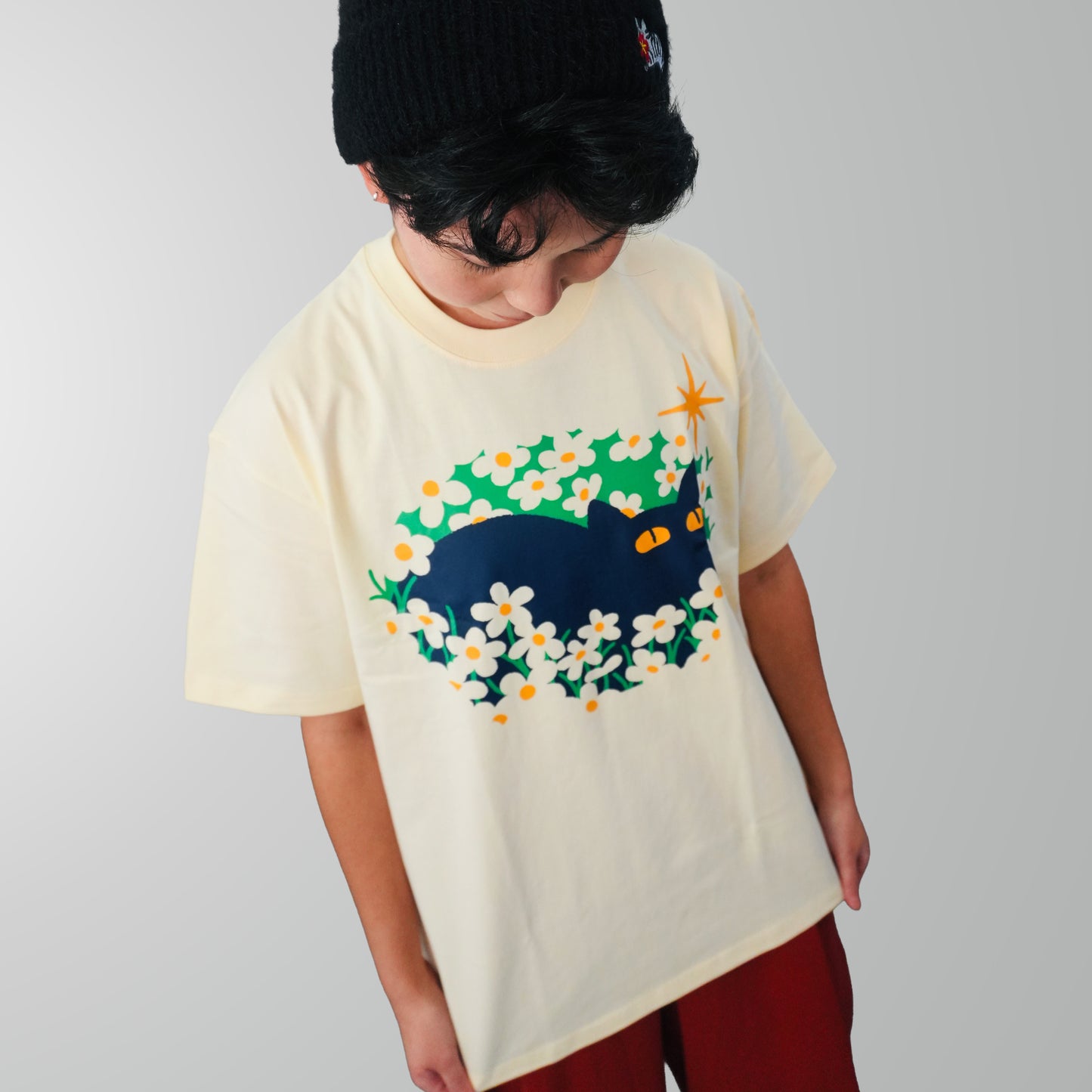 Locked In: Screen Printed Cat T-Shirt