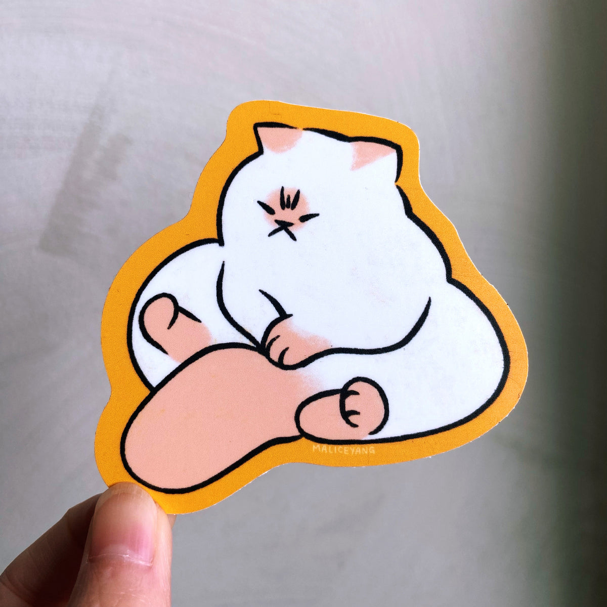 Pout Sticker Mochi Pout Waterproof Vinyl Sticker – Shop Alice Yang