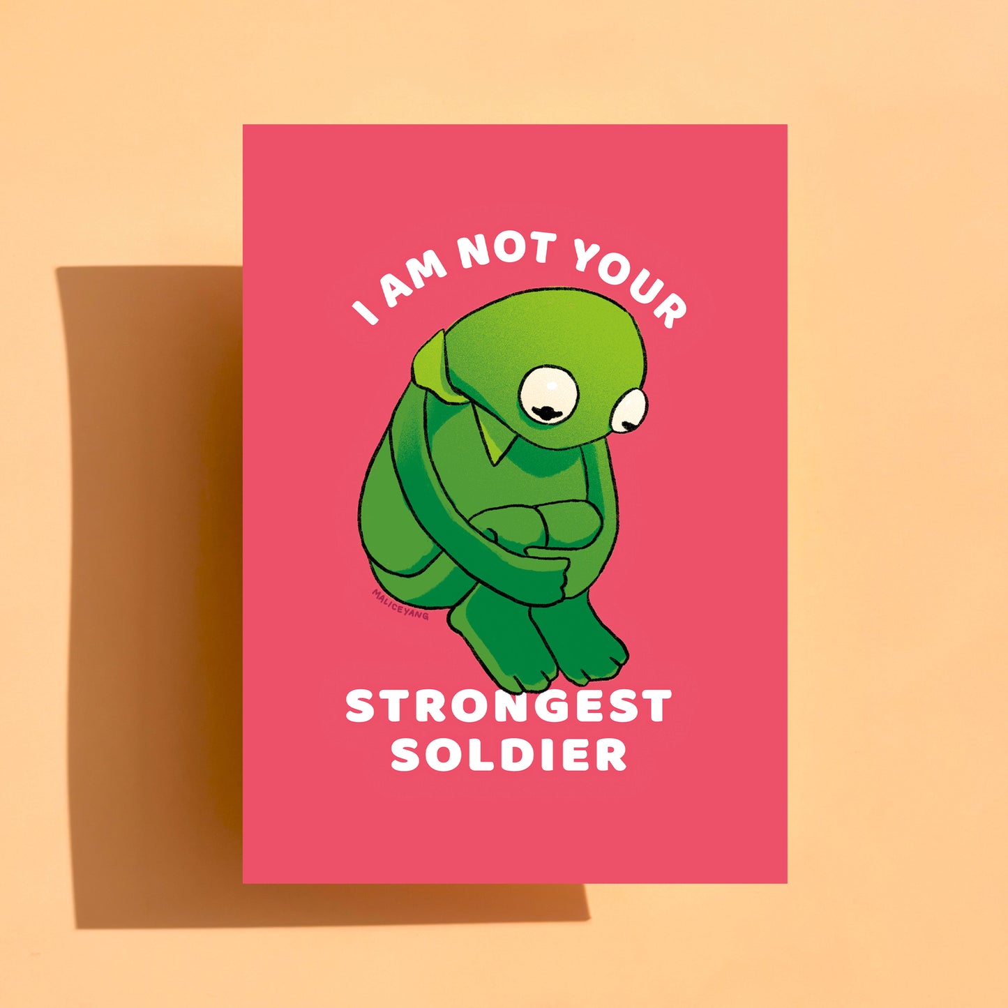 Not Your Strongest Soldier Mini Print