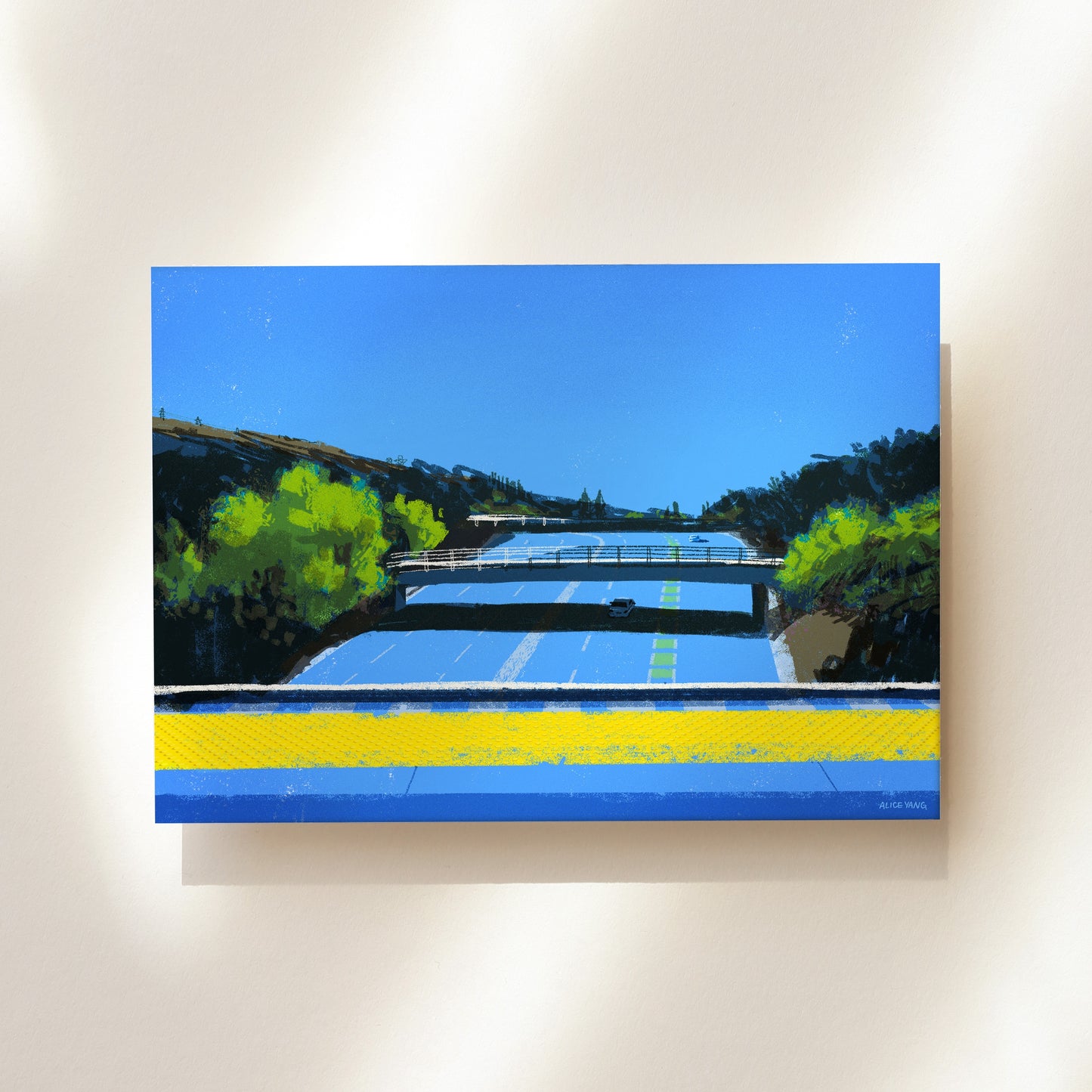 Orinda BART Station Art Print