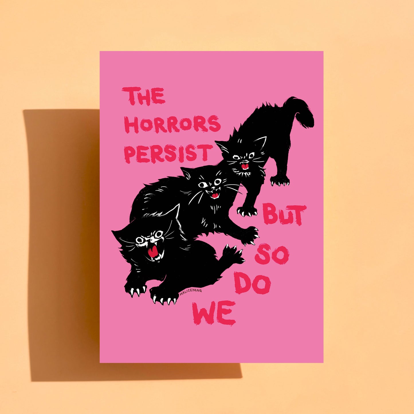 The Horrors Persist Mini Print