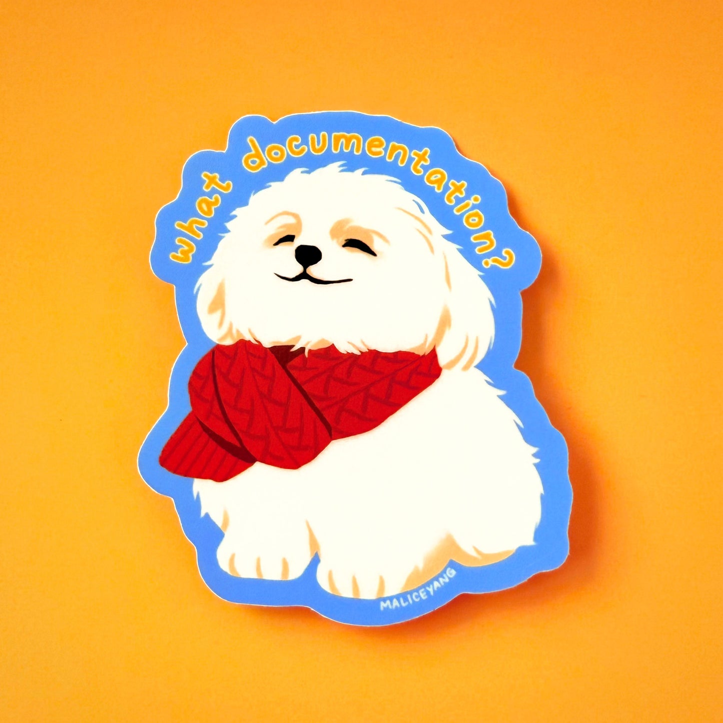 What Documentation Waterproof Vinyl Sticker